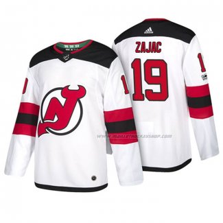 Maillot Hockey New Jersey Devils Travis Zajac 2018 Blanc