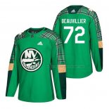 Maillot Hockey New York Islanders Anthony Beauvillier 2018 Dia de San Patricio Vert