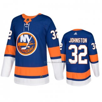 Maillot Hockey New York Islanders Ross Johnston Domicile Authentique Bleu