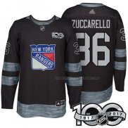 Maillot Hockey New York Rangers Mats Zuccarello 1917-2017 100th Anniversaire Noir