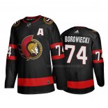 Maillot Hockey Ottawa Senators Mark Borowiecki Domicile 2020-21 Noir