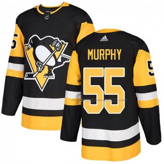 Maillot Hockey Pittsburgh Penguins Larry Murphy Domicile Authentique Noir