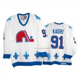 Maillot Hockey Quebec Nordiques Nazem Kadri Heritage Vintage Replica 1991-95 Blanc