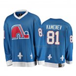 Maillot Hockey Quebec Nordiques Vladislav Kamenev Heritage Vintage Bleu