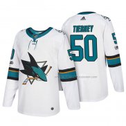 Maillot Hockey San Jose Sharks Chris Tierney 2018 Blanc