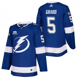 Maillot Hockey Tampa Bay Lightning Dan Girardi Authentique Domicile 2018 Bleu