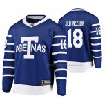 Maillot Hockey Toronto Maple Leafs Andreas Johnsson Throwback Breakaway Joueur Bleu