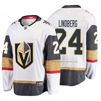 Maillot Hockey Vegas Golden Knights Oscar Lindberg 2019 Exterieur Breakaway Blanc