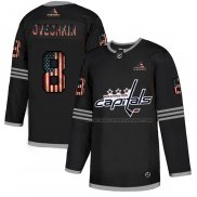 Maillot Hockey Washington Capitals Alex Ovechkin 2020 USA Flag Noir