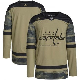 Maillot Hockey Washington Capitals Military Appreciation Team Authentique Practice Camouflage