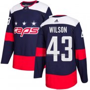 Maillot Hockey Washington Capitals Tom Wilson Authentique 2018 Stadium Series Bleu