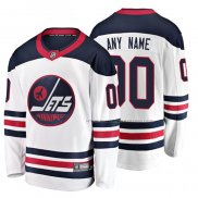 Maillot Hockey Winnipeg Jets Personnalise Heritage Breakaway Blanc