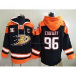 Veste a Capuche Anaheim Ducks Charlie Conway Noir