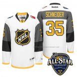 Maillot Hockey 2016 All Star New Jersey Devils Cory Schneider Blanc