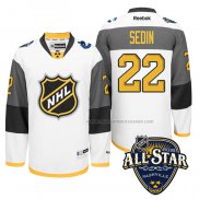 Maillot Hockey 2016 All Star Vancouver Canucks Daniel Sedin Blanc