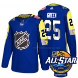 Maillot Hockey 2018 All Star Detroit Red Wings Mike Vert Authentique Bleu