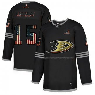 Maillot Hockey Anaheim Ducks Ryan Getzlaf 2020 USA Flag Noir