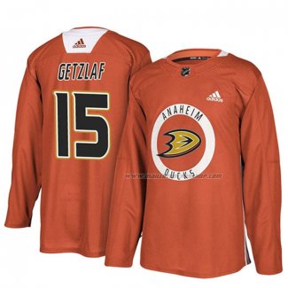 Maillot Hockey Anaheim Ducks Ryan Getzlaf New Season Practice Orange