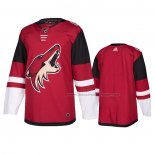 Maillot Hockey Arizona Coyotes Domicile Authentique Noir Rouge