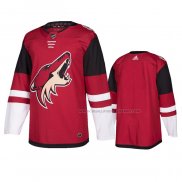 Maillot Hockey Arizona Coyotes Domicile Authentique Noir Rouge