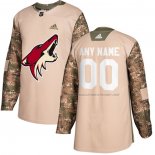 Maillot Hockey Arizona Coyotes Personnalise Authentique 2017 Veterans Day Camouflage