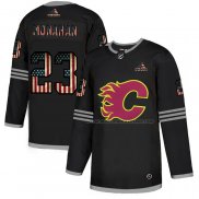 Maillot Hockey Calgary Flames Sean Monahan 2020 USA Flag Noir