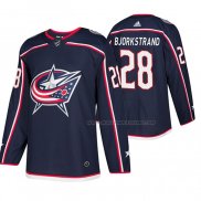 Maillot Hockey Columbus Blue Jackets Oliver Bjorkstrand Domicile Authentique Bleu