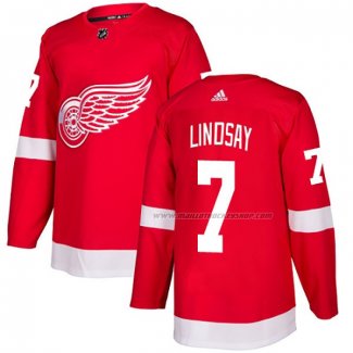 Maillot Hockey Detroit Red Wings Ted Lindsay Domicile Authentique Rouge