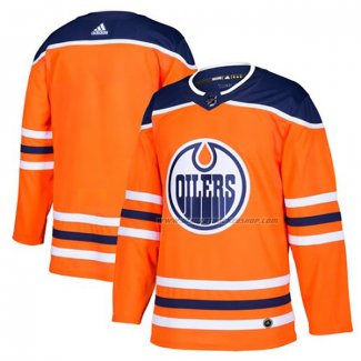 Maillot Hockey Edmonton Oilers Blank Domicile Authentique Orange