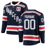 Maillot Hockey Enfant New York Rangers Personnalise Authentique Classic 2018 Bleu