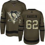 Maillot Hockey Enfant Pittsburgh Penguins Carl Hagelin 2018 Salute To Service Vert Militar