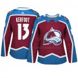 Maillot Hockey Femme Colorado Avalanche Alexander Kerfoot Authentique Joueur Maroon