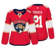 Maillot Hockey Femme Florida Panthers Vincent Trocheck Authentique Joueur Rouge