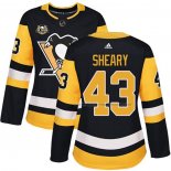 Maillot Hockey Femme Pittsburgh Penguins Conor Sheary 50 Anniversary Domicile Premier Noir