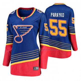 Maillot Hockey Femme St. Louis Blues Brayden Schenn Authentique Joueur Bleu