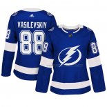Maillot Hockey Femme Tampa Bay Lightning Andrei Vasilevskiy Authentique Joueur Bleu