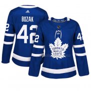 Maillot Hockey Femme Toronto Maple Leafs Tyler Bozak Domicile Authentique Joueur Bleu