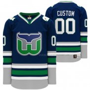 Maillot Hockey Hartford Whalers Personnalise Night Heritage Throwback Bleu