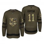 Maillot Hockey Los Angeles Kings Anze Kopitar 2018 Salute To Service Vert Militar