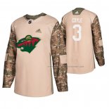 Maillot Hockey Minnesota Wild Charlie Coyle Veterans Day Camouflage