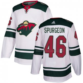 Maillot Hockey Minnesota Wild Jared Spurgeon Road Authentique Blanc