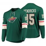 Maillot Hockey Minnesota Wild Matt Hendricks Platinum Vert