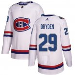 Maillot Hockey Montreal Canadiens Ken Dryden Authentique 2017 100 Classic Blanc