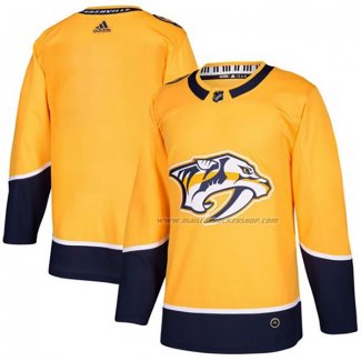 Maillot Hockey Nashville Predators Domicile Authentique Jaune