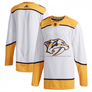 Maillot Hockey Nashville Predators Exterieur Authentique Blanc