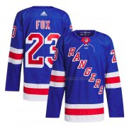 Maillot Hockey New York Rangers Adam Fox Domicile Primegreen Authentique Pro Bleu