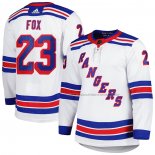Maillot Hockey New York Rangers Adam Fox Exterieur Authentique Blanc