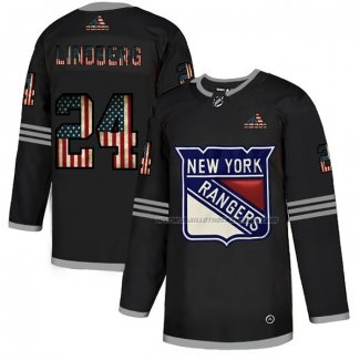 Maillot Hockey New York Rangers Lindberg 2020 USA Flag Noir