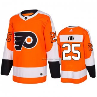 Maillot Hockey Philadelphia Flyers James Van Riemsdyk Domicile Authentique Orange