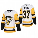 Maillot Hockey Pittsburgh Penguins Carter Rowney Exterieur Authentique Joueur Blanc